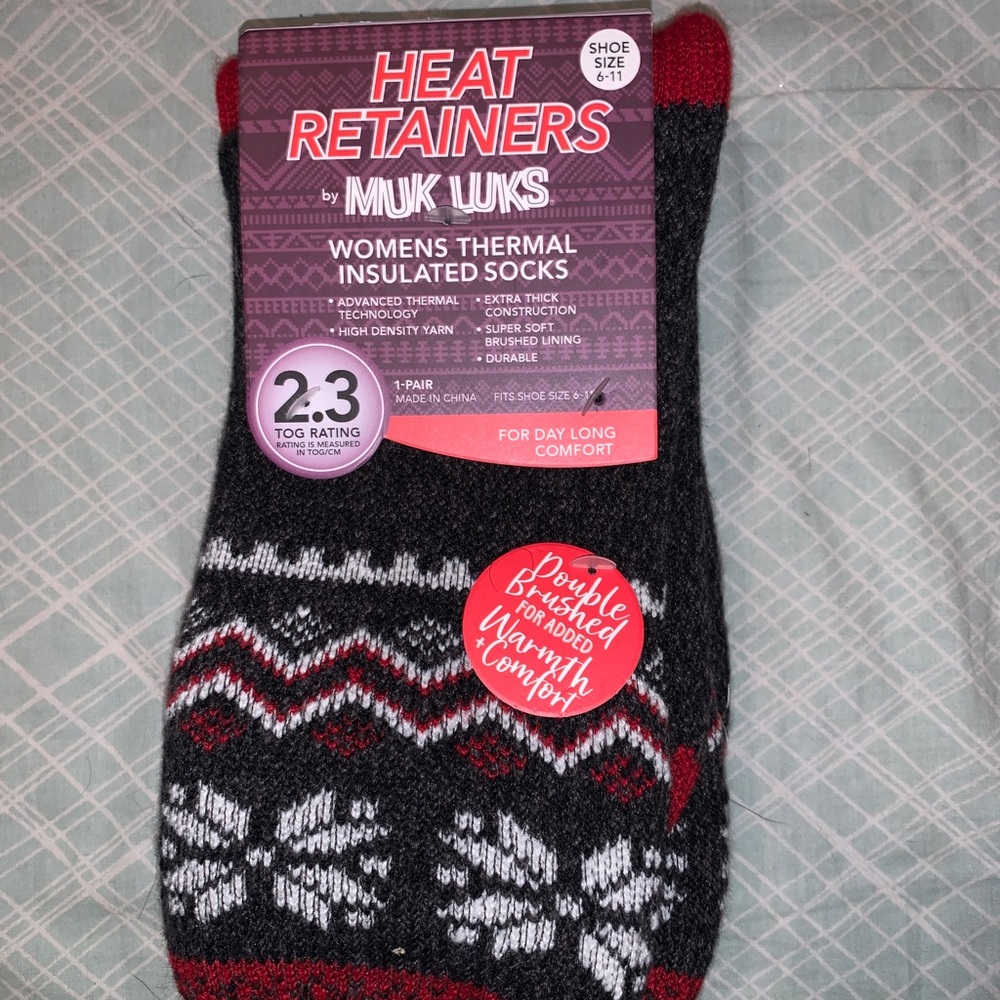 Muk Luk Women’s Heat Retainer Socks